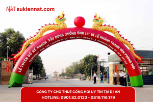 Đơn vị cho thuê cổng hơi tại Dĩ An trọn gói, chuyên nghiệp