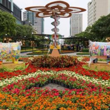 Trang trí đường hoa