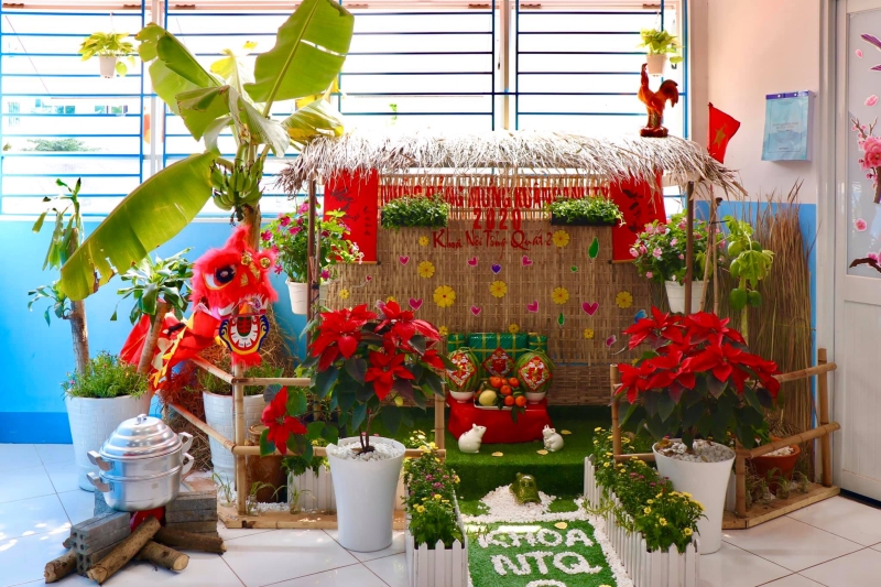 Trang trí trường học, bệnh viện, mái ấm tình thương