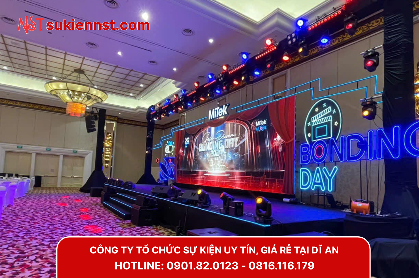 Đơn vị tổ chức sự kiện tại Dĩ An trọn gói, chuyên nghiệp