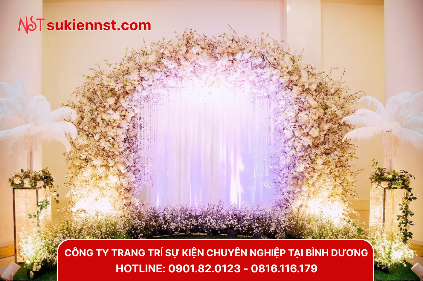 Dịch vụ trang trí sự kiện tại Bình Dương chuyên nghiệp, uy tín