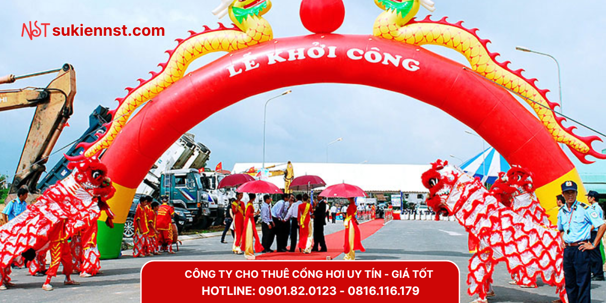 Giới thiệu dịch vụ cho thuê cổng hơi tại Dĩ An