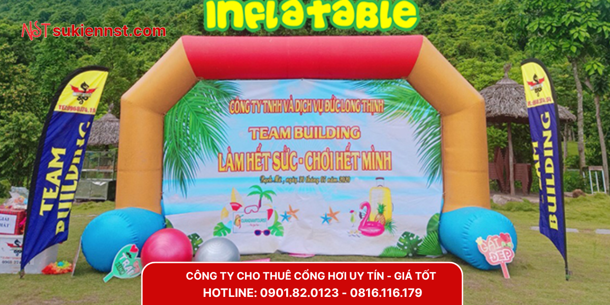 Ưu thế khi chọn Ngôi Sao Trẻ để thuê cổng hơi tại Dĩ An