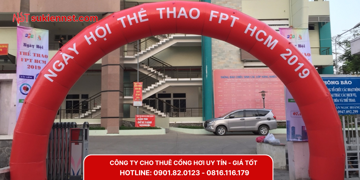 Quy trình cho thuê cổng hơi tại Dĩ An của Ngôi Sao Trẻ