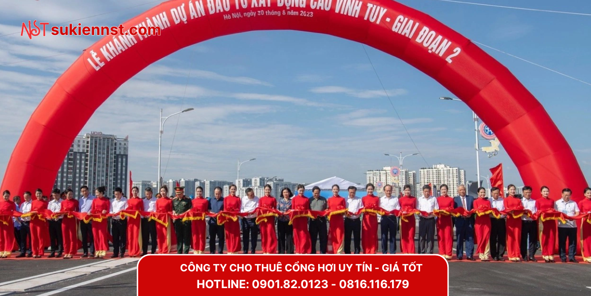 Báo giá thuê cổng hơi tại Dĩ An của Ngôi Sao Trẻ